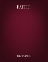 Faith SATB choral sheet music cover